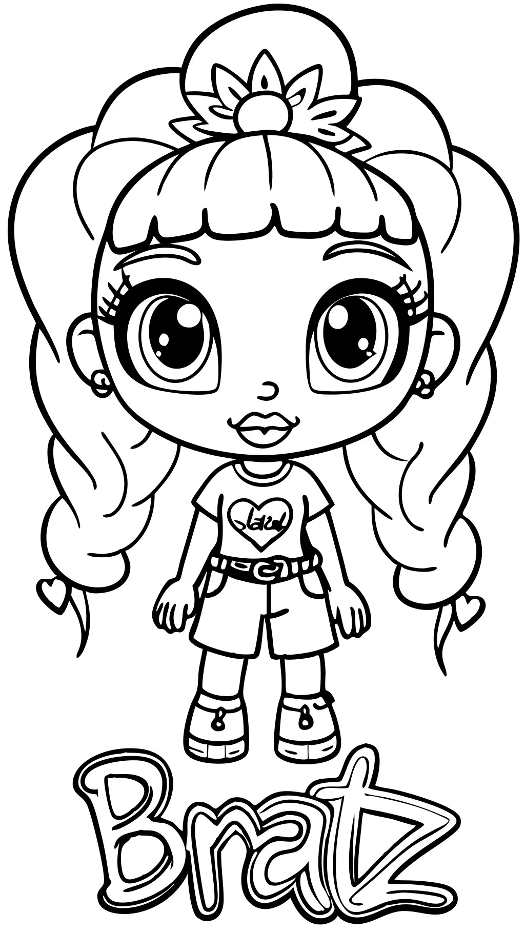 coloriage bratz